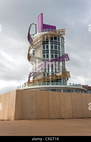 Redcar pier verticale prise sur le 1/10/2012. Banque D'Images