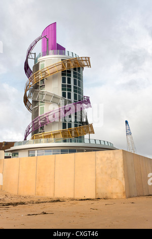 Redcar pier verticale prise sur le 1/10/2012. Banque D'Images