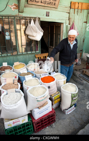 Vendeur Old Spice dans la vieille ville d'Ankara, capitale de la Turquie Banque D'Images