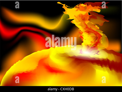 torche de lumière du soleil Banque D'Images