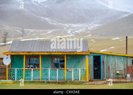 Homestead mongole Banque D'Images