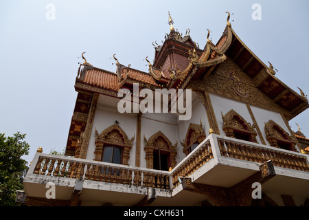 Le temple Wat Buppharam à Chiang Mai en Thaïlande Banque D'Images