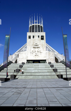 Liverpool Metropolitan Cathedral of Christ the King, Liverpool, Angleterre, Royaume-Uni Banque D'Images