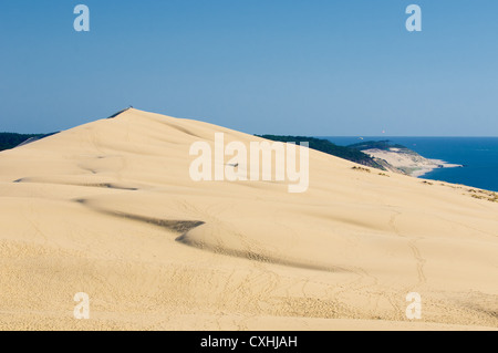 Du Pyla, la plus grande dune de sable en Europe Banque D'Images