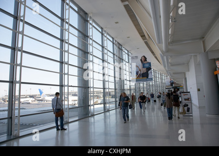Terminal de l'aéroport de Newark Liberty, new jersey usa Banque D'Images