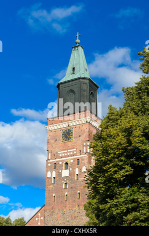 Cité médiévale Cathédrale de Turku en Finlande Banque D'Images