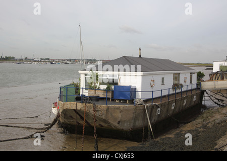 Péniches à Burnham on crouch en essex Banque D'Images