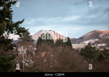 Cardingmill Shropshire dans Snow Valley Banque D'Images