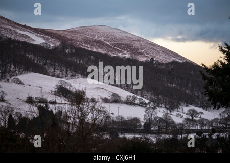 Cardingmill Shropshire dans Snow Valley Banque D'Images