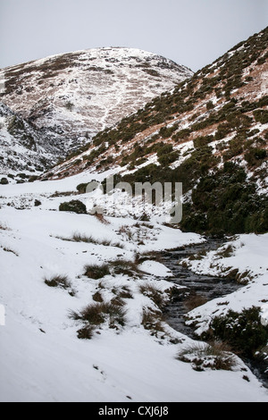 Cardingmill Shropshire dans Snow Valley Banque D'Images