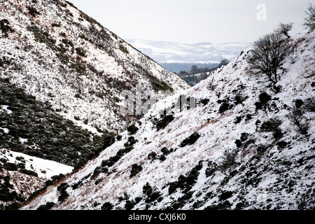 Cardingmill Shropshire dans Snow Valley Banque D'Images