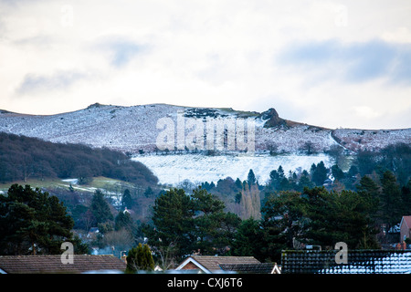 Cardingmill Shropshire dans Snow Valley Banque D'Images