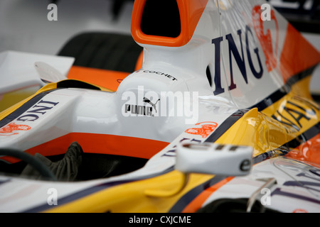 Voiture de Formule 1 Renault Banque D'Images