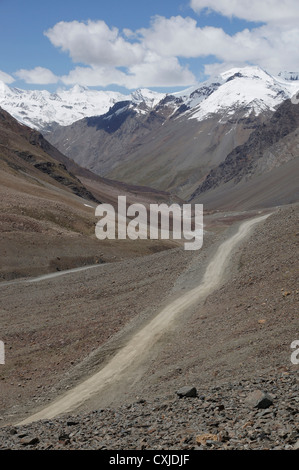 Paysage près de patseo, manali leh-autoroute, lahaul et spiti, Himachal Pradesh, Inde Banque D'Images