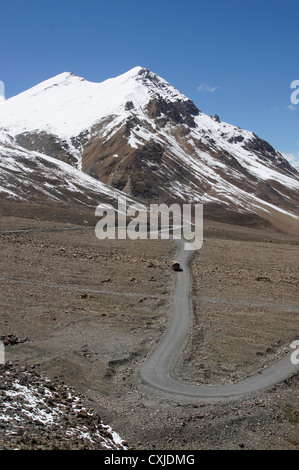 Paysage près de patseo, manali leh-autoroute, lahaul et spiti, Himachal Pradesh, Inde Banque D'Images