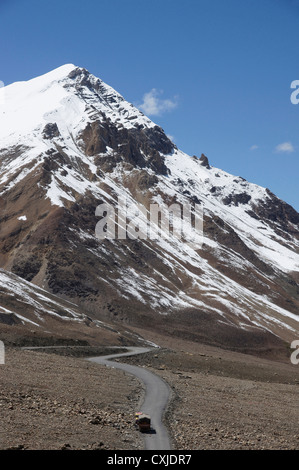 Paysage près de patseo, manali leh-autoroute, lahaul et spiti, Himachal Pradesh, Inde Banque D'Images