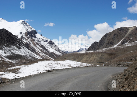 Paysage près de patseo, manali leh-autoroute, lahaul et spiti, Himachal Pradesh, Inde Banque D'Images