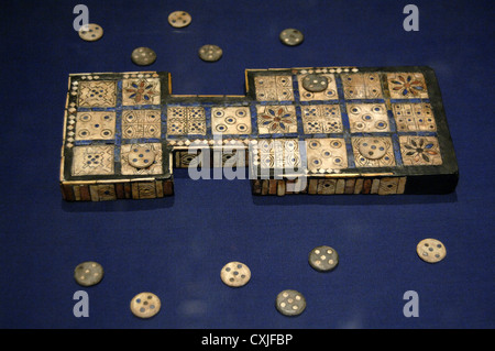 Jeu Royal d'Ur. Début Période III dynastique. 2600-2400 BC. British Museum. Londres. L'Angleterre. United Kingdom. Banque D'Images