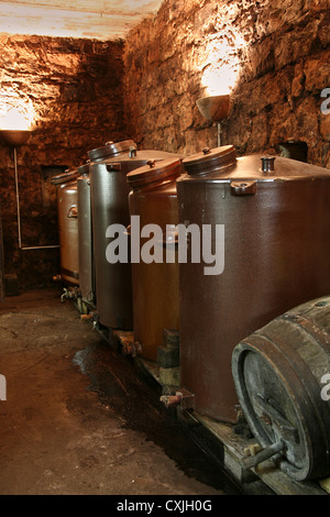 Une ancienne cave à vin allemand Banque D'Images