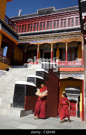 Thikse monastery, manali leh-autoroute, Jammu-et-Cachemire, l'Inde Banque D'Images