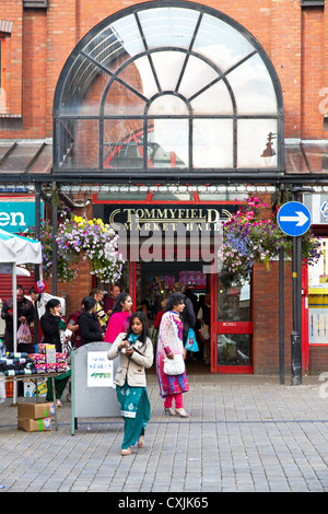 Tommyfield Market Hall, du centre-ville, Oldham, Greater Manchester, Angleterre, RU Banque D'Images