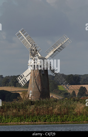 Moulin de Drainage Hardley Hardley Street Norfolk UK GO Banque D'Images