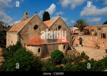 Grèce Crète monastère Arkadi Banque D'Images