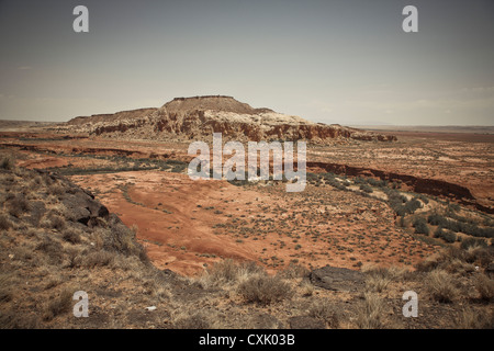 Paysage, Route 66, New Mexico, USA Banque D'Images