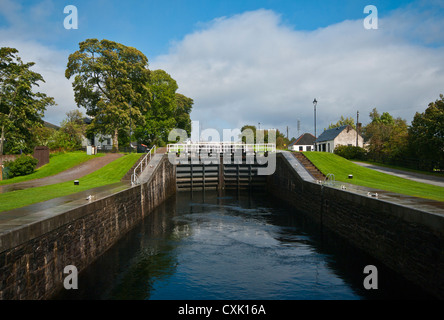 Escalier Neptunes une série de 8 écluses sur le Canal Calédonien près de Fort William en Ecosse Highland Banque D'Images