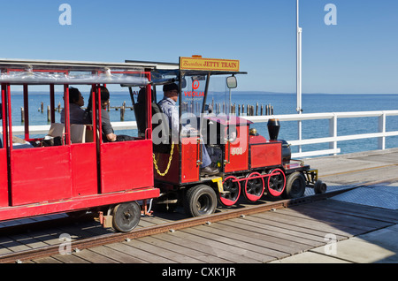 Train de Busselton Jetty, Busselton, Australie de l'Ouest Banque D'Images