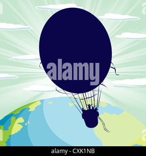 Ballon à air chaud Banque D'Images