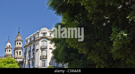 Angle de la rue Defensa et Humberto Primo à la Plaza Dorrego au quartier de San Telmo de Buenos Aires, Argentine, Amérique du Sud Banque D'Images