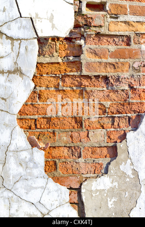 vieux mur de briques Banque D'Images