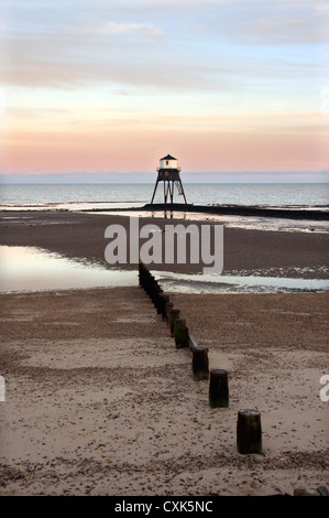 Phare de l'époque victorienne Dovercourt, Harwich, Sussex, England UK Banque D'Images