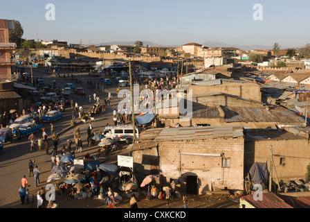 L'Éthiopie, Elk200-4040 Harar, vue sur la ville Banque D'Images