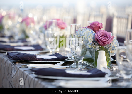 Mariage, Negril, Jamaïque Banque D'Images