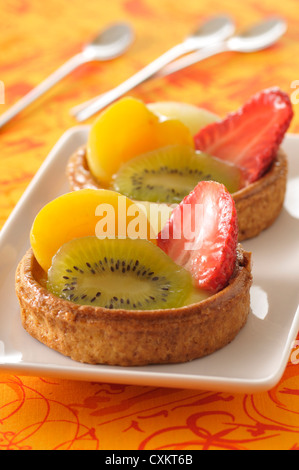 Tartes aux fruits Banque D'Images