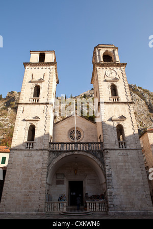 Cathédrale de Saint Tryphon, Kotor Banque D'Images