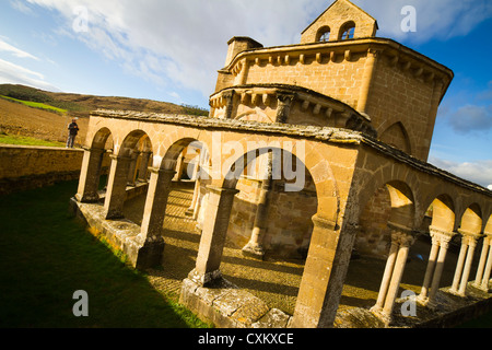 Église Sainte Marie de Eunate. Muruzabal, Navarre, Espagne. Banque D'Images