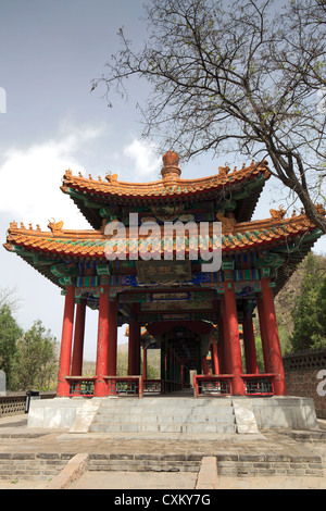 La pagode de culte à Juyongguan section de passage de la Grande Muraille de Chine, Changping Provence, Chine, Asie. Banque D'Images