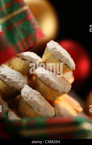 Petits pâtés de Noël Banque D'Images