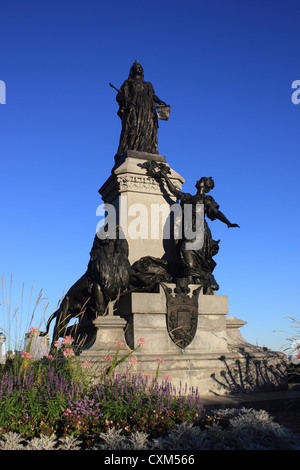 Statue de la reine Victoria, le terrain du Parlement, Ottawa, Ontario, Canada Banque D'Images