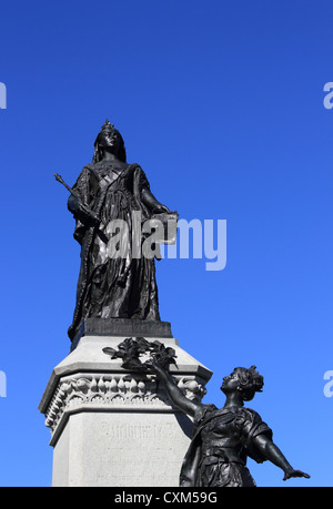 Statue de la reine Victoria, le terrain du Parlement, Ottawa, Ontario, Canada Banque D'Images