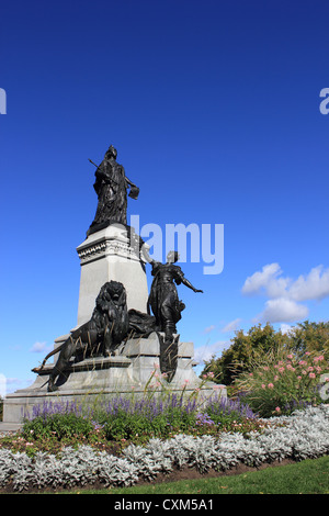 Statue de la reine Victoria, le terrain du Parlement, Ottawa, Ontario, Canada Banque D'Images