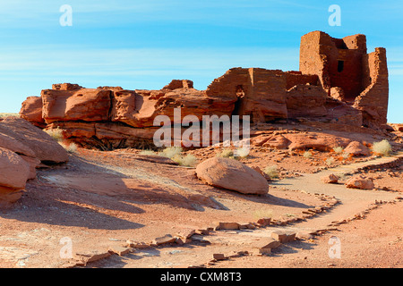 Des ruines indiennes en Arizona Banque D'Images