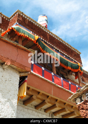 Monastère de Leh, Jammu-et-Cachemire, l'Inde Banque D'Images