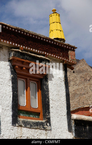 Le monastère de Likir, Jammu-et-Cachemire, l'Inde Banque D'Images