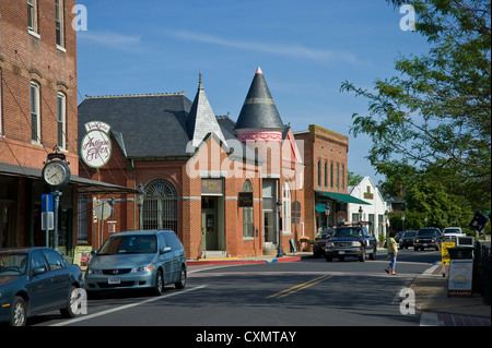 Scène de rue de Berlin, Maryland, États-Unis Banque D'Images