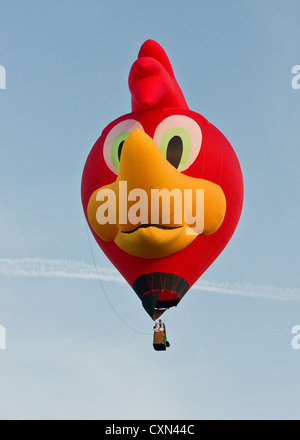 Woodpecker hot air balloon s'envoler. Bristol International Balloon Fiesta, Angleterre Banque D'Images