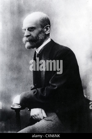 Émile Durkheim (1858-1917) sociologue français Banque D'Images